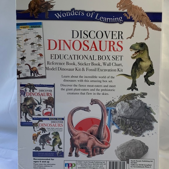 Discover Dinosaurs Education Box Set New Sealed - Picture 5 of 9